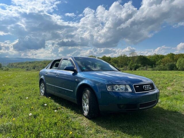 Синий Ауди А4, объемом двигателя 2 л и пробегом 210 тыс. км за 5100 $, фото 1 на Automoto.ua