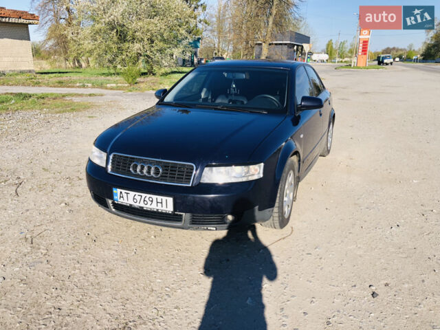 Синий Ауди А4, объемом двигателя 2 л и пробегом 278 тыс. км за 5604 $, фото 1 на Automoto.ua
