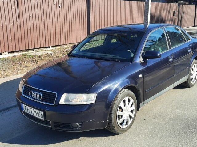 Синий Ауди А4, объемом двигателя 1.9 л и пробегом 398 тыс. км за 2500 $, фото 1 на Automoto.ua