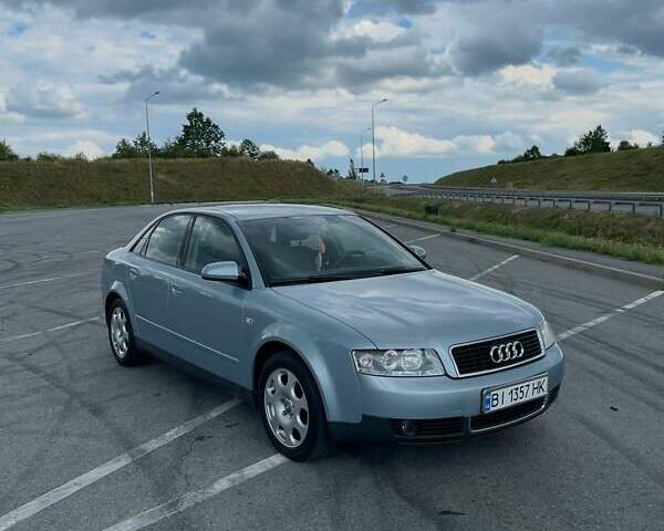 Синий Ауди А4, объемом двигателя 1.8 л и пробегом 265 тыс. км за 5500 $, фото 1 на Automoto.ua