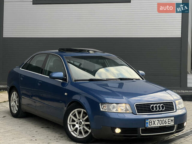 Ауди А4 2002 в Тернополе на Automoto.ua Синий Ауди А4, объемом двигателя 1.78 л и пробегом 296 тыс. км за 4850 $, фото 1 на Automoto.ua