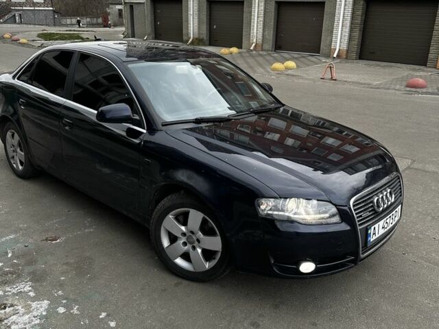 Синій Ауді А4, об'ємом двигуна 2 л та пробігом 318 тис. км за 5000 $, фото 1 на Automoto.ua