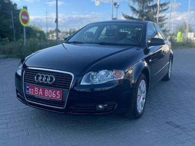 Синий Ауди А4, объемом двигателя 2 л и пробегом 188 тыс. км за 7600 $, фото 1 на Automoto.ua