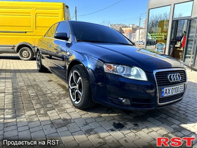 Синій Ауді А4, об'ємом двигуна 2 л та пробігом 280 тис. км за 8200 $, фото 1 на Automoto.ua