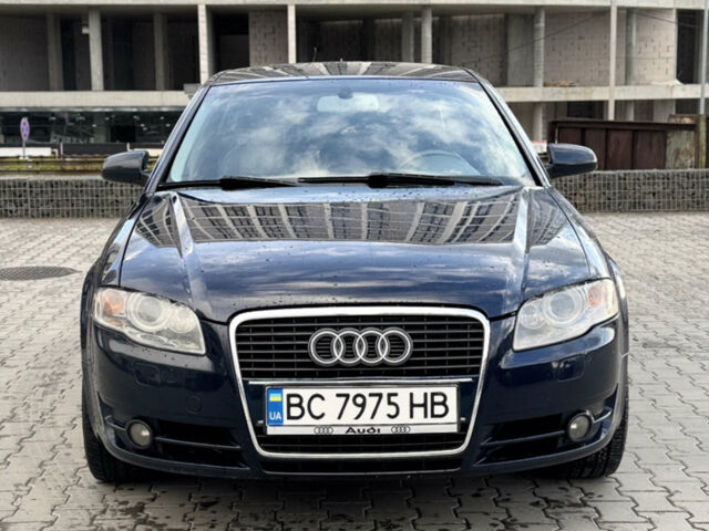 Синій Ауді А4, об'ємом двигуна 1.98 л та пробігом 187 тис. км за 7500 $, фото 1 на Automoto.ua