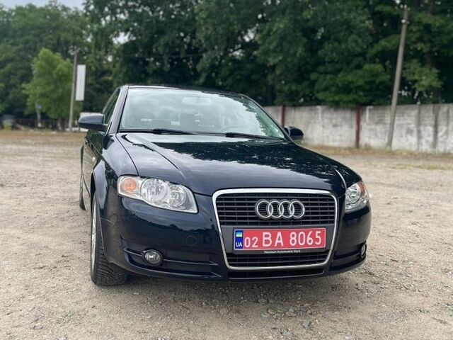 Синий Ауди А4, объемом двигателя 2 л и пробегом 189 тыс. км за 7300 $, фото 1 на Automoto.ua