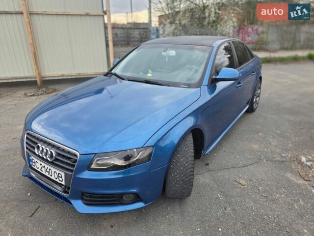 Синий Ауди А4, объемом двигателя 2 л и пробегом 335 тыс. км за 8400 $, фото 1 на Automoto.ua