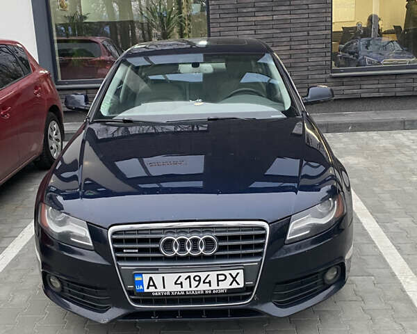 Синий Ауди А4, объемом двигателя 2 л и пробегом 355 тыс. км за 8800 $, фото 1 на Automoto.ua