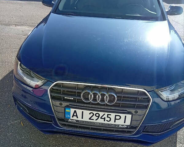 Ауди А4 2013 в Киеве на Automoto.ua Синий Ауди А4, объемом двигателя 2 л и пробегом 185 тыс. км за 14000 $, фото 1 на Automoto.ua