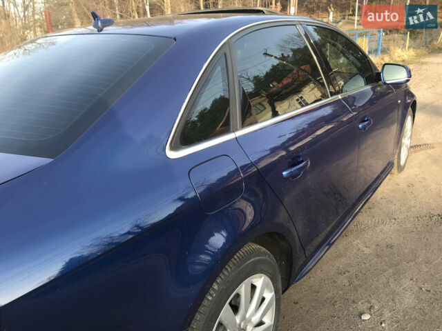 Синий Ауди А4, объемом двигателя 2 л и пробегом 110 тыс. км за 13500 $, фото 1 на Automoto.ua