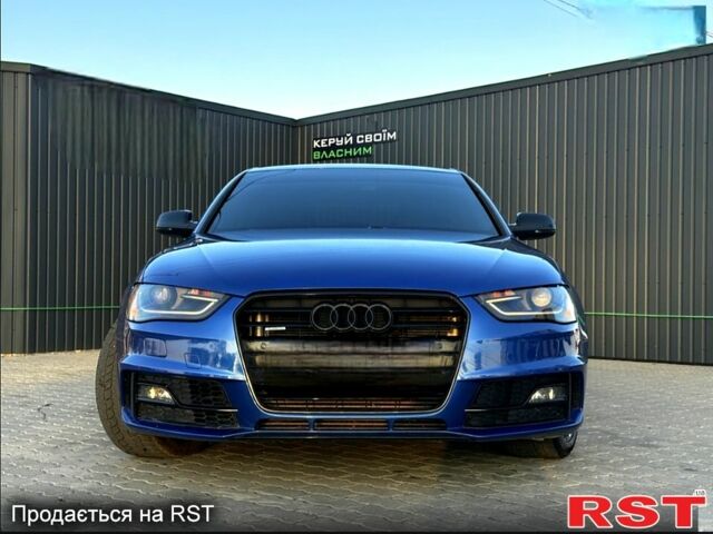 Синий Ауди А4, объемом двигателя 2 л и пробегом 165 тыс. км за 13700 $, фото 1 на Automoto.ua
