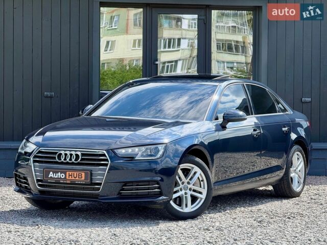 Синий Ауди А4, объемом двигателя 1.98 л и пробегом 160 тыс. км за 16900 $, фото 1 на Automoto.ua
