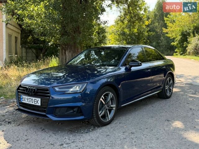 Синий Ауди А4, объемом двигателя 2 л и пробегом 235 тыс. км за 17999 $, фото 1 на Automoto.ua