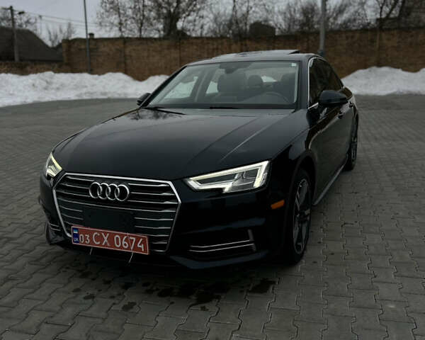 Синий Ауди А4, объемом двигателя 2 л и пробегом 186 тыс. км за 15000 $, фото 1 на Automoto.ua