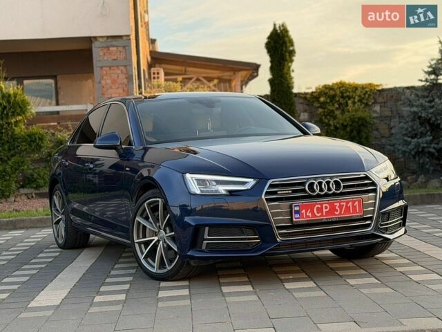 Синий Ауди А4, объемом двигателя 2 л и пробегом 134 тыс. км за 18700 $, фото 1 на Automoto.ua