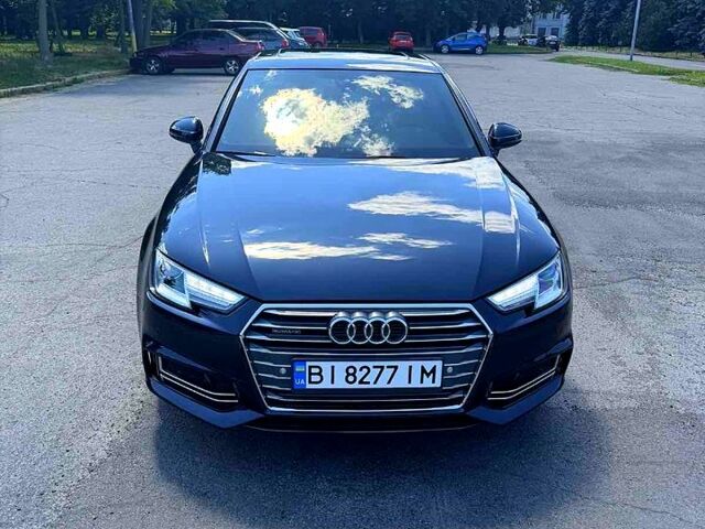 Синий Ауди А4, объемом двигателя 2 л и пробегом 165 тыс. км за 17200 $, фото 1 на Automoto.ua
