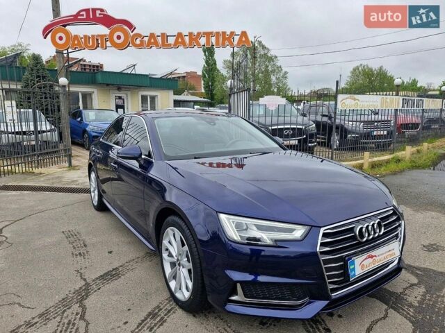 Синий Ауди А4, объемом двигателя 2 л и пробегом 70 тыс. км за 19999 $, фото 1 на Automoto.ua