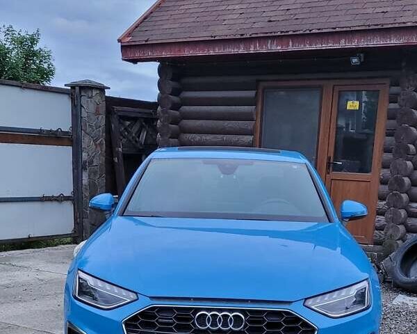 Синий Ауди А4, объемом двигателя 2 л и пробегом 49 тыс. км за 27500 $, фото 1 на Automoto.ua