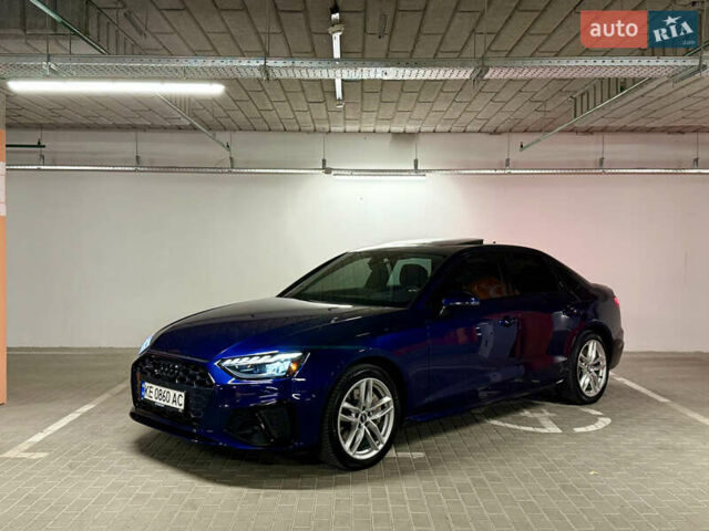 Синий Ауди А4, объемом двигателя 2 л и пробегом 104 тыс. км за 28500 $, фото 1 на Automoto.ua