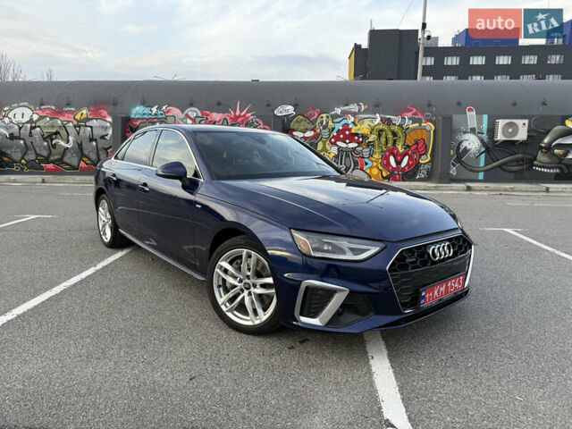 Синій Ауді А4, об'ємом двигуна 2 л та пробігом 82 тис. км за 25000 $, фото 1 на Automoto.ua