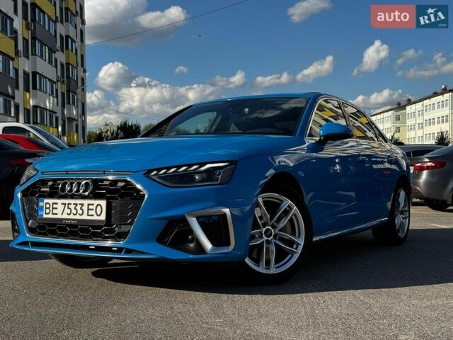 Синий Ауди А4, объемом двигателя 2 л и пробегом 85 тыс. км за 25490 $, фото 1 на Automoto.ua
