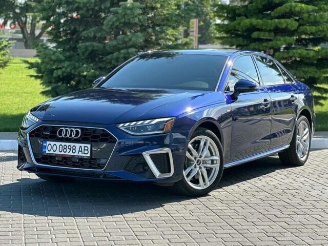 Синий Ауди А4, объемом двигателя 2 л и пробегом 65 тыс. км за 28400 $, фото 1 на Automoto.ua