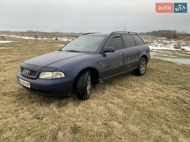 Синий Ауди А4, объемом двигателя 1.9 л и пробегом 400 тыс. км за 4000 $, фото 1 на Automoto.ua