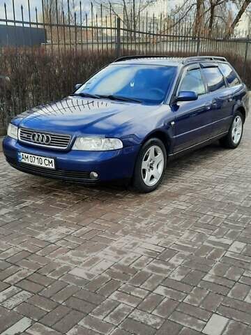 Синий Ауди А4, объемом двигателя 1.9 л и пробегом 411 тыс. км за 5100 $, фото 1 на Automoto.ua