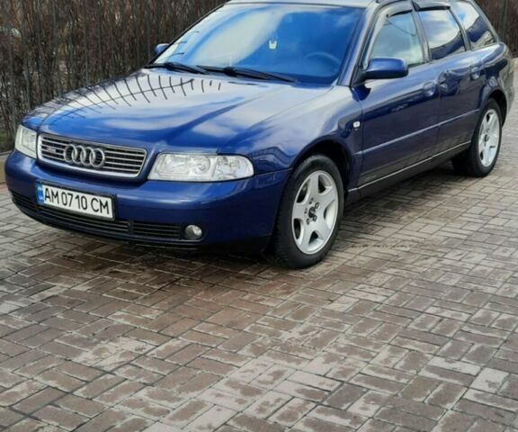 Синий Ауди А4, объемом двигателя 1.9 л и пробегом 411 тыс. км за 5100 $, фото 1 на Automoto.ua