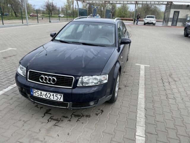 Синий Ауди А4, объемом двигателя 1.9 л и пробегом 400 тыс. км за 1250 $, фото 1 на Automoto.ua