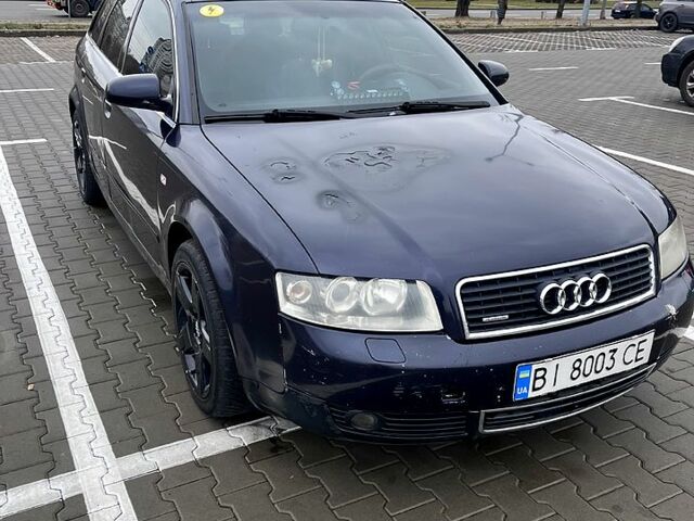 Синий Ауди А4, объемом двигателя 2.5 л и пробегом 350 тыс. км за 2699 $, фото 1 на Automoto.ua