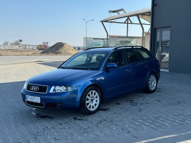 Синий Ауди А4, объемом двигателя 2.5 л и пробегом 325 тыс. км за 5000 $, фото 1 на Automoto.ua