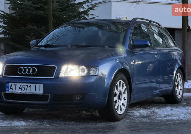 Синий Ауди А4, объемом двигателя 2.5 л и пробегом 320 тыс. км за 4899 $, фото 1 на Automoto.ua