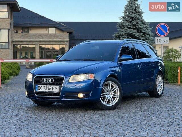 Синій Ауді А4, об'ємом двигуна 2 л та пробігом 285 тис. км за 4400 $, фото 1 на Automoto.ua