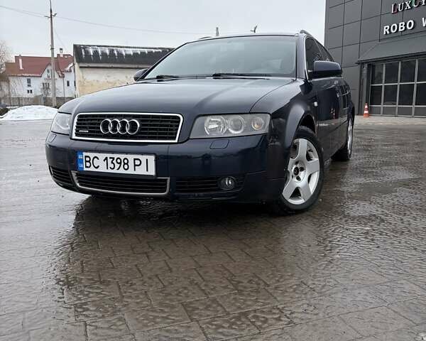 Синий Ауди А4, объемом двигателя 2.5 л и пробегом 333 тыс. км за 5600 $, фото 1 на Automoto.ua
