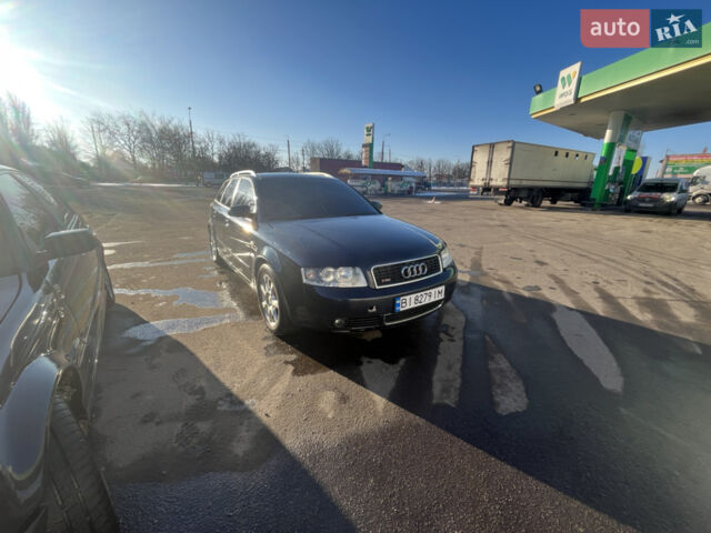 Синий Ауди А4, объемом двигателя 2.5 л и пробегом 240 тыс. км за 3999 $, фото 1 на Automoto.ua