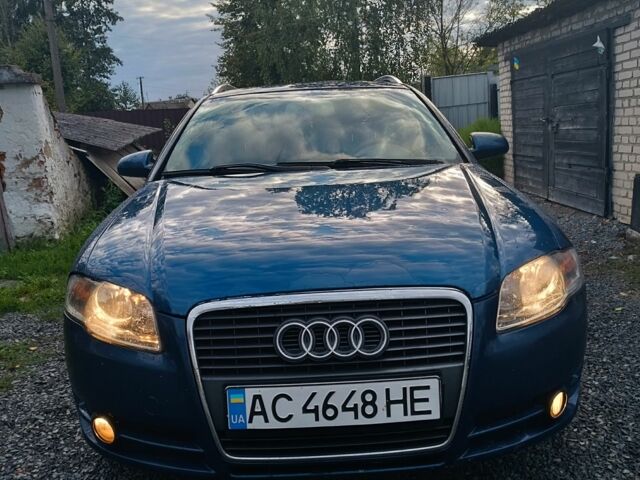 Синій Ауді А4, об'ємом двигуна 2 л та пробігом 370 тис. км за 4950 $, фото 1 на Automoto.ua