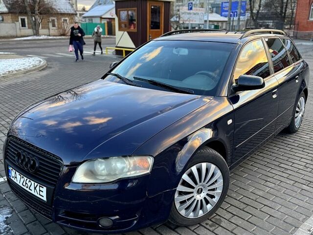 Синий Ауди А4, объемом двигателя 2 л и пробегом 122 тыс. км за 5800 $, фото 1 на Automoto.ua