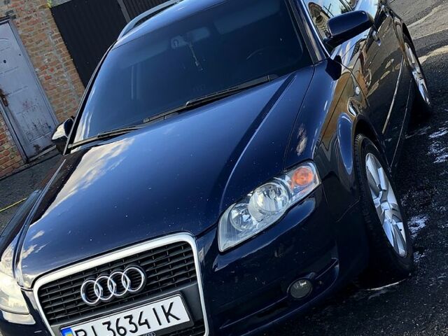 Синий Ауди А4, объемом двигателя 2.5 л и пробегом 460 тыс. км за 6500 $, фото 1 на Automoto.ua