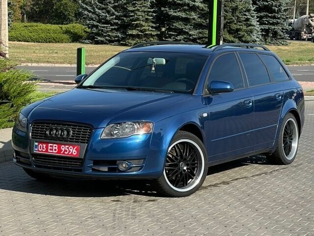 Синий Ауди А4, объемом двигателя 2 л и пробегом 280 тыс. км за 7200 $, фото 1 на Automoto.ua