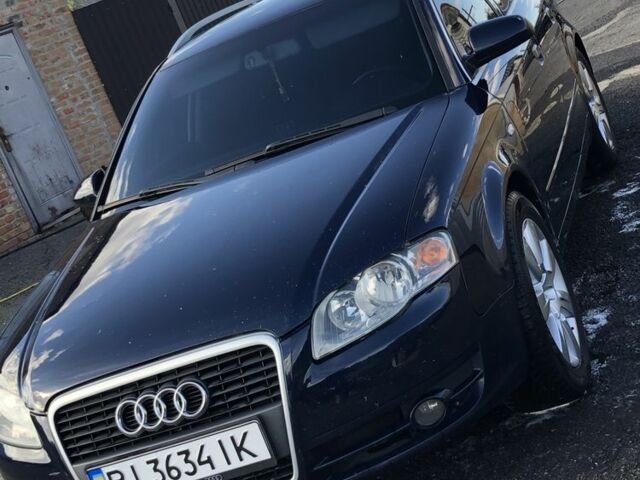 Синий Ауди А4, объемом двигателя 2.5 л и пробегом 450 тыс. км за 6500 $, фото 1 на Automoto.ua