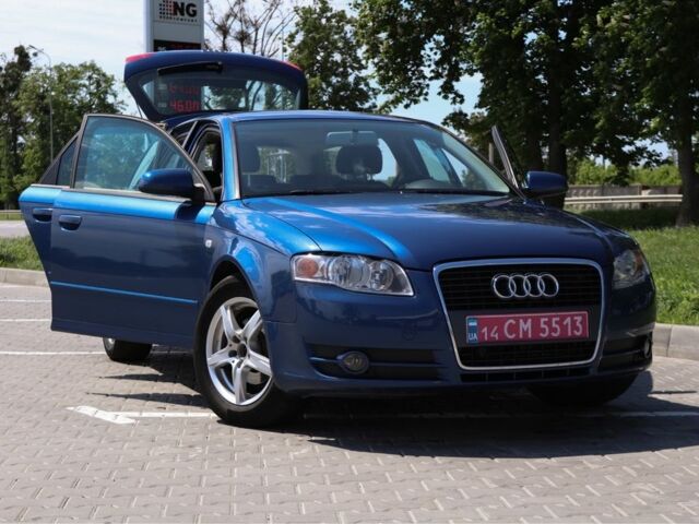 Синий Ауди А4, объемом двигателя 1.6 л и пробегом 210 тыс. км за 6600 $, фото 1 на Automoto.ua