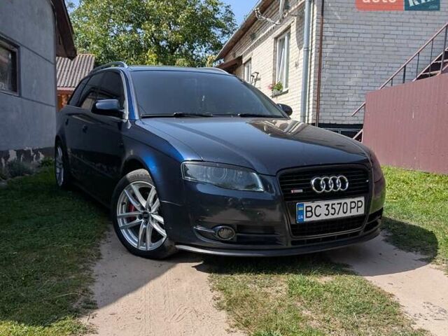 Синий Ауди А4, объемом двигателя 2 л и пробегом 444 тыс. км за 8100 $, фото 1 на Automoto.ua