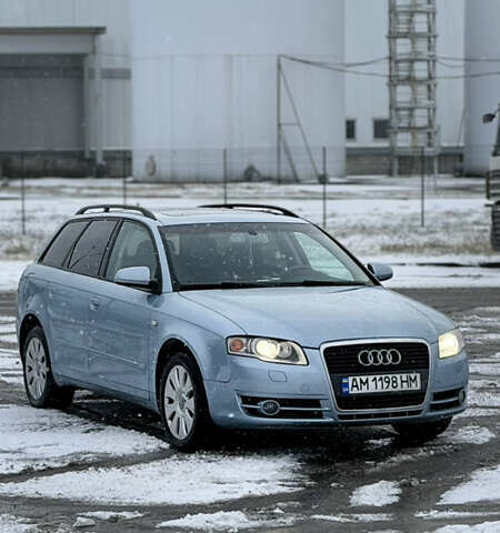 Синий Ауди А4, объемом двигателя 2 л и пробегом 268 тыс. км за 6200 $, фото 1 на Automoto.ua