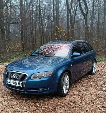 Синій Ауді А4, об'ємом двигуна 2 л та пробігом 284 тис. км за 6500 $, фото 1 на Automoto.ua