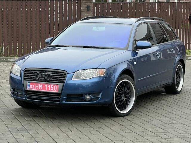 Синий Ауди А4, объемом двигателя 2 л и пробегом 274 тыс. км за 8000 $, фото 1 на Automoto.ua