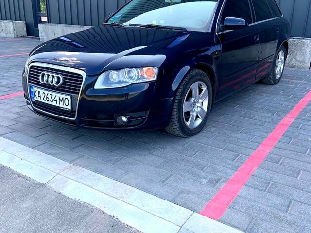 Синий Ауди А4, объемом двигателя 2 л и пробегом 249 тыс. км за 6000 $, фото 1 на Automoto.ua
