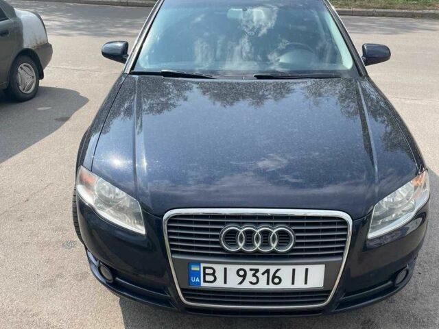 Синий Ауди А4, объемом двигателя 2 л и пробегом 253 тыс. км за 6200 $, фото 1 на Automoto.ua