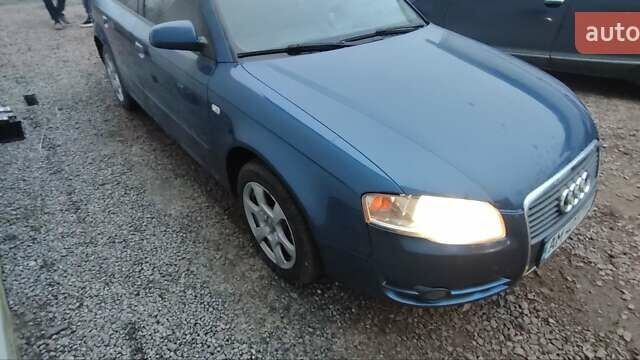 Синий Ауди А4, объемом двигателя 1.9 л и пробегом 370 тыс. км за 5000 $, фото 1 на Automoto.ua