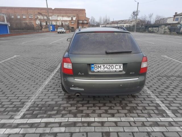 Зелений Ауді А4, об'ємом двигуна 2 л та пробігом 330 тис. км за 5000 $, фото 1 на Automoto.ua